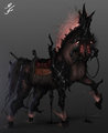 Corrupted Steed by ZomaCaius