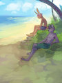 Day at the Beach by SoraSlipheed