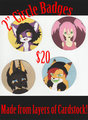 Circle badge commissions OPEN