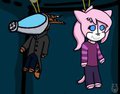 Aeris and Dr Yzarc Plushies