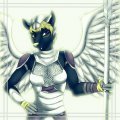 Bust Commission ~ juniperskunk   by rafflone