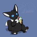 EricEevee can't enjoy his ice cream by SpiderDaSquirrel