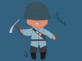 BluChibiSoldier. by DaakuJasumiin11