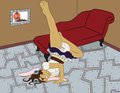 Bunny Hand stand by Ridi