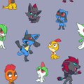 Chibi Humanoid Pokemon Background