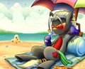 [Commission] Sunbathing