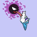 Old Stuff #5 - Gastly Eating Icecream