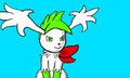 Old Stuff #10 - Fluffbutt Shaymin by KitRyuu