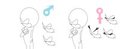 male and female sonic base