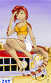 Sunder-Lane 50s style pin-up by TreeWeasel