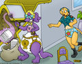 Emptying the diaper vaults