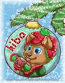 Kiba Christmas badges by Lucca