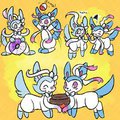 silly shiny slyveons
