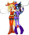 Monica and Lisette with alternate outfits by IvanthePsyhog