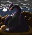 Shadow Lugia Triumphs by WaffleFox