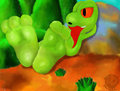 Treecko Relaxation by iamalie742