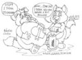 Gatito Inflates Antonino Canino by Gato303