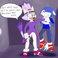 Blaze the Cat under Eggman Naga Contorl Capture Typhoon Cat