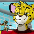 Friends, but also rivals, by DesertMouse