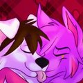Canine cuddles (by ziperchan) by StrangeWolfaboo