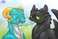 Fish noms {commish} by Deezmo
