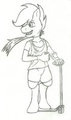 Scoot Semi- anthro sketch (paper)