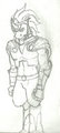 King sombra Semi anthro sketch (paper)