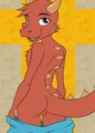 Duskie from behind! by DuskieDragon