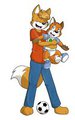 Victory Hugs - RevaTheScarf by KennyKitsune