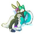 Me and Arcy96! cuddle time! =X3