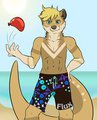 Water balloon fun with Flux by UrDeerFriend