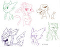 Comm – Mazidon OCs Doodles