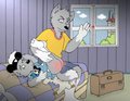 Spanked at Disneyland!
