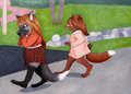 Two Fox Girls