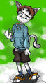 Naota kitty by Kanada