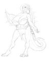 Sigritte Ebon-Nail- Hunter of the artic winds by LucienHarannAylen