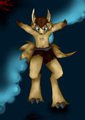 Stomping the shadow .::Anatomy practice::. by RandomlyBlue