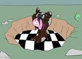 I am the one in the hole by RadioactivePanda