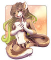 NekoGirl Bust [Com] by RobynPaperdoll