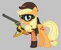 Applejack as Tennessee Kid Cooper by accountnumber102