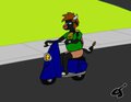Moinks new scooter