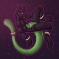 Floating Mewtwo by ChokoDonkey