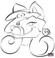 Eirene line art by starkraven