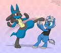 Mekapix and Lucario
