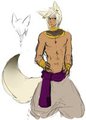 Mal'akhi - Fennec Fox Djinn - by wataameron