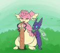 audino tickled