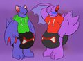 Piro and Larkus by DBKoopa