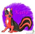 Gift Art to KuroOokamiTsume by JorgeTheWolfdog