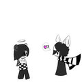Jack making a new friend by JackmarandDash