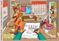 Fox Calendar 2014 - October